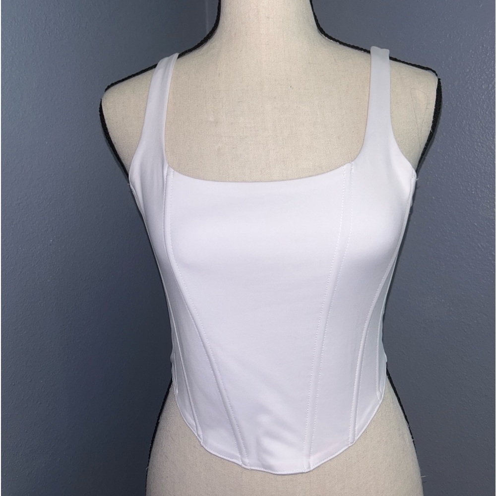 NEVER been worn cropped corset top